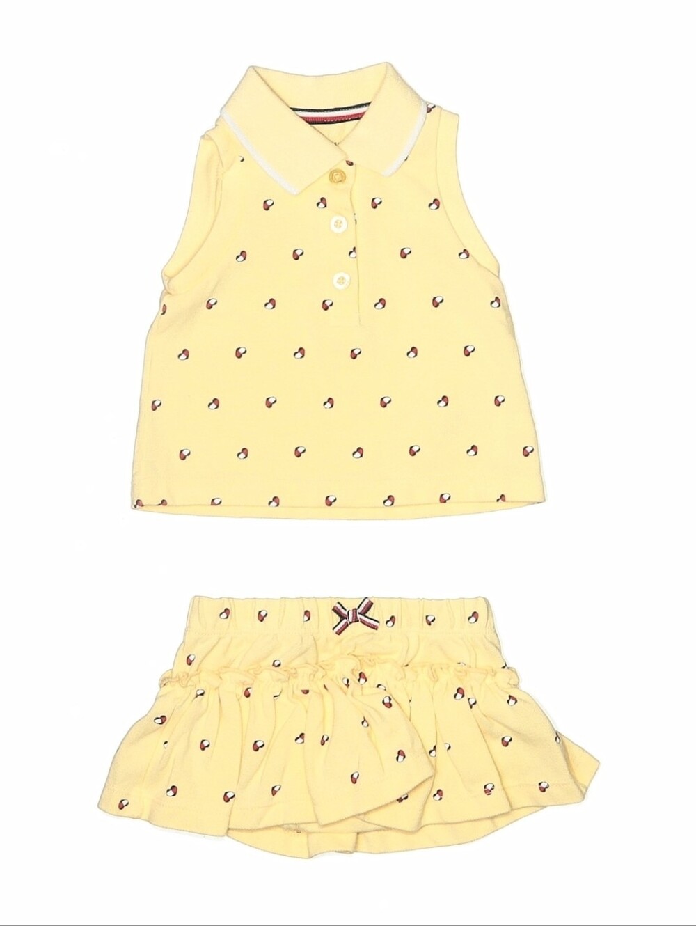 Tommy Hilfiger girl 12 Month Old Outfit Skirt And Top
